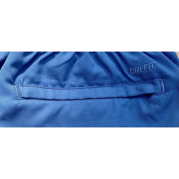 Nike Dri-Fit Logo Gym Tennis Workout Shorts Men's Drawstring‎ Blue Sz. XL - Picture 8 of 8